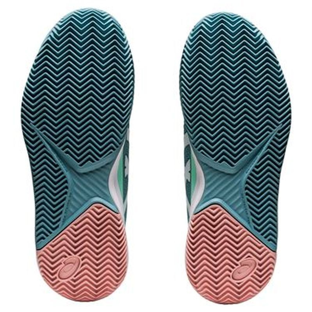 Женские Кроссовки теннисные Asics Gel-Resolution 8 Clay - smoke blue/white