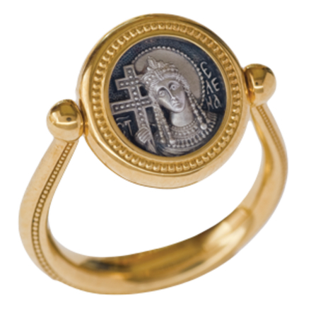 Перстень с иконой «СВЯТАЯ РАВНОАПОСТОЛЬНАЯ ЦАРИЦА ЕЛЕНА»