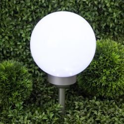 Светильник уличный ЭРА ERASF22-21 садовый на солнечных батареях Шар 20 см | Садовые декоративные светильники