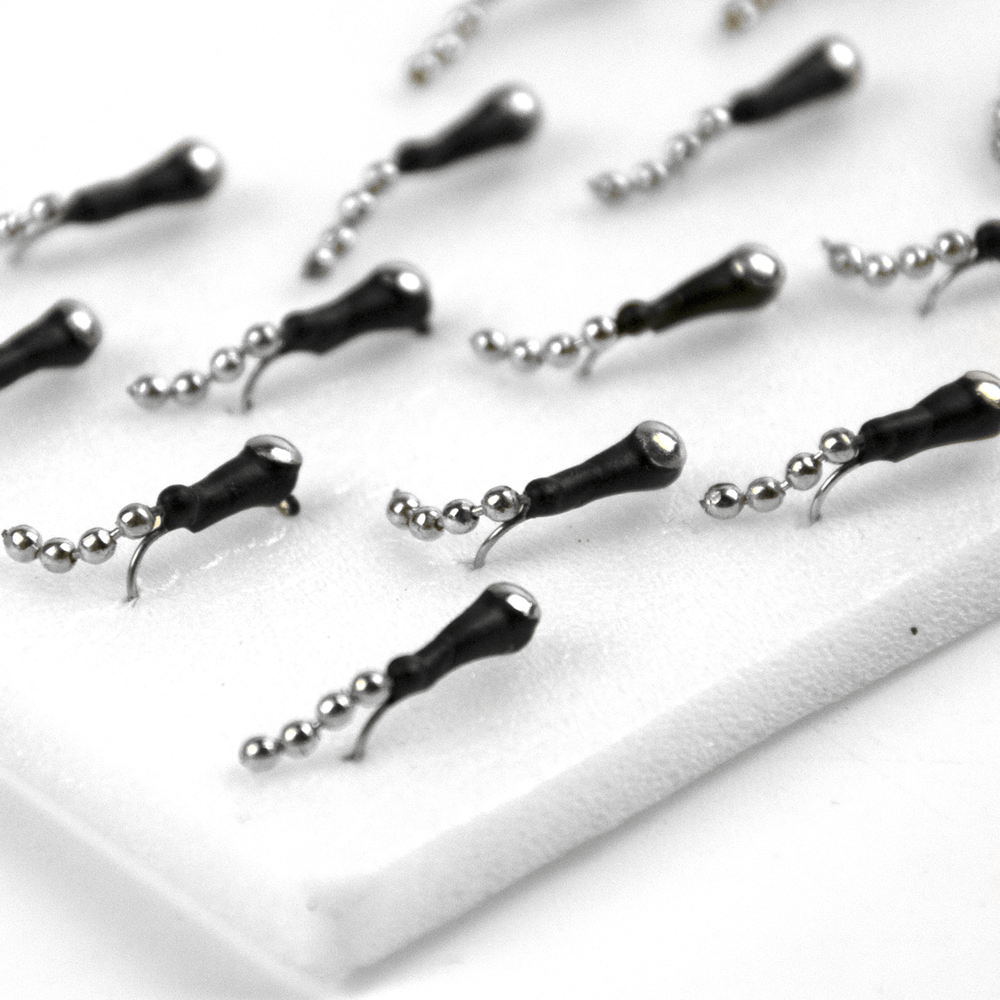 Мормышка вольфрамовая точеная "Уралка+Коронка+Цепочка" (15шт/уп)