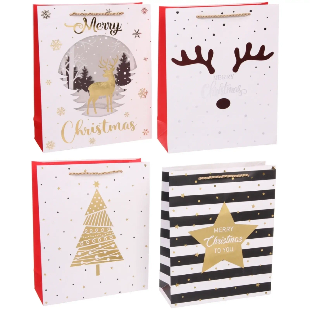 Пакет подарочный «Волшебная зима» 26*32*10 см, микс