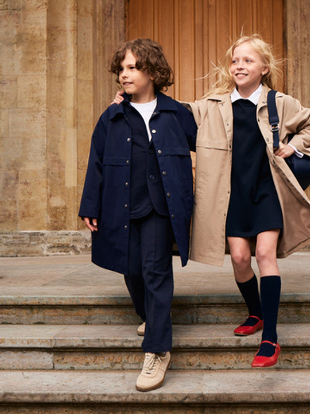 Тренч Mjölk School Blue