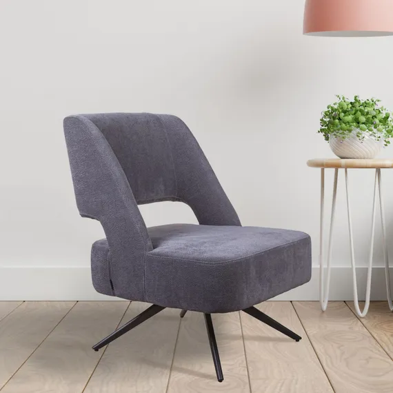 Лаунж-кресло Molly серое