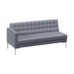 Forest Секция с подлокотником трехместная FR-SP-03 (R) Oregon 17/Металл Серый 1850*800*840