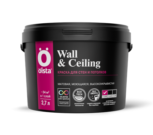 WALL&CEILING Краска для стен и потолков