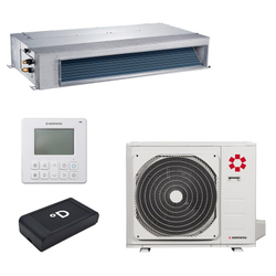 Канальный средненапорный кондиционер инверторного типа Kentatsu Komasu + модуль Wi-Fi
