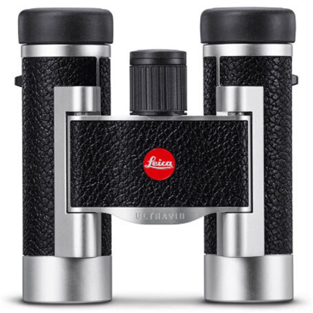 Бинокль Leica Ultravid 8x20, кожа, серебристый