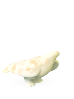 Фарфоровая статуэтка (миниатюра) "Голубь" ЛФЗ