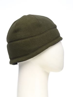 Шапка двухсторонняя ткань Флис цвет Хаки/Черный