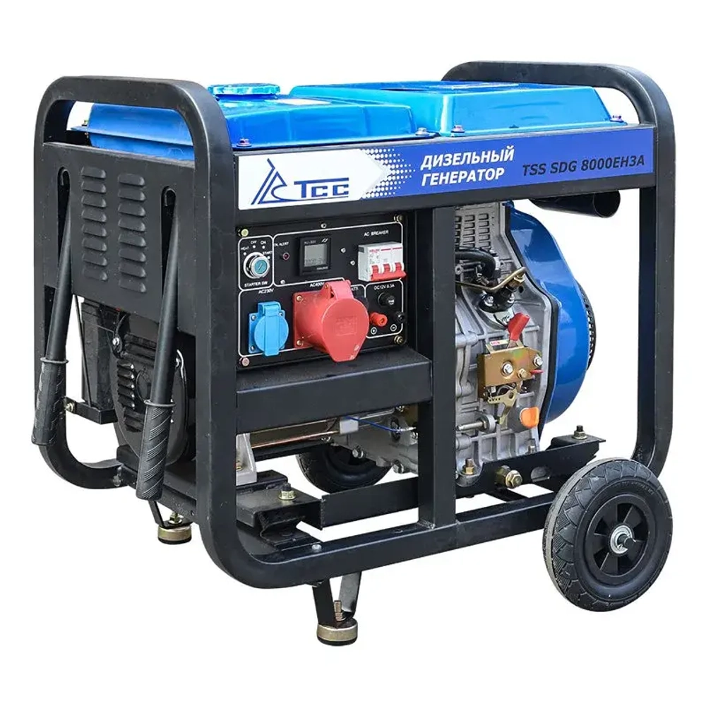 ТСС SDG 8000EH3A дизельный генератор с блоком АВР ТСС АВР-С 8000D/400 100051/190138