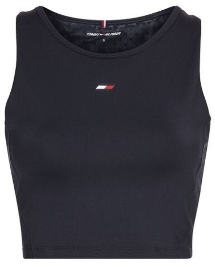 Топ теннисный Tommy Hilfiger Slim 2in1 Polka Dot Tank Top - desert sky