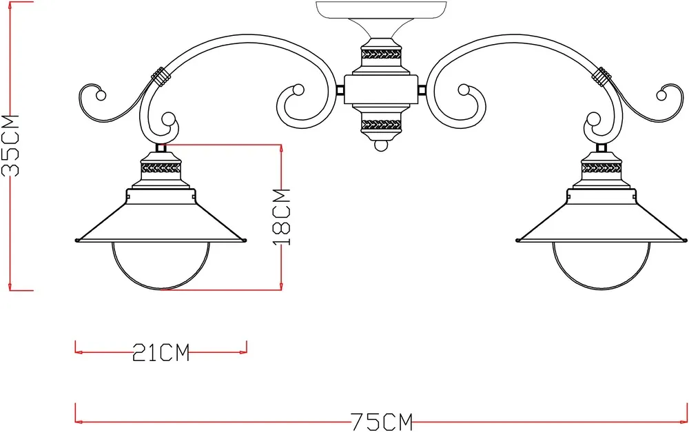 Потолочная люстра Arte Lamp GRAZIOSO