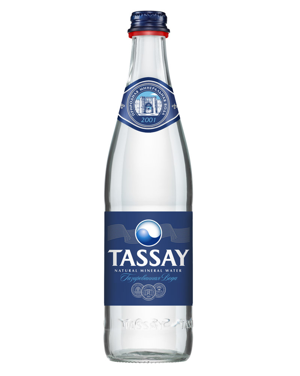 Вода Tassay газированная, Glass 0,5 л.