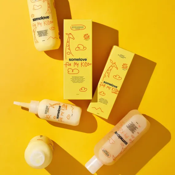 Стимулирующий эликсир для роста детских волос Somelove с ароматом цитрусовых 100мл