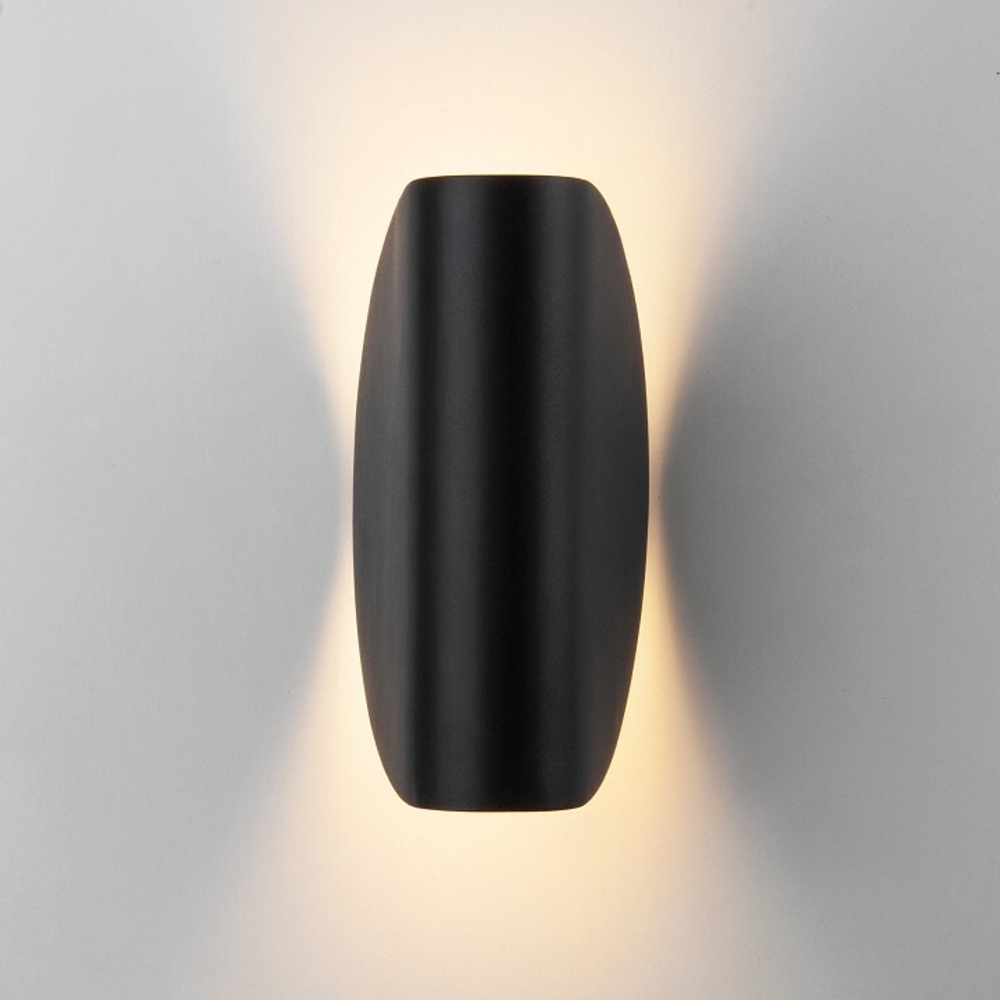 Уличный настенный светильник Elektrostandard 1632 TECHNO LED черный