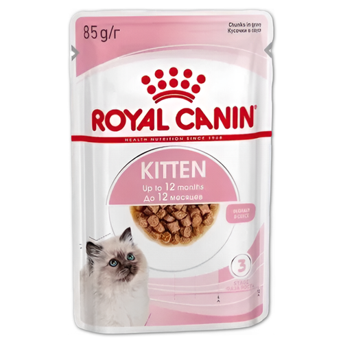 Royal Canin корм консервированный для котят кусочки в соусе