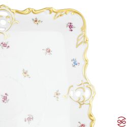 Блюдо квадратное Queen's Crown Мелкие цветы 32 см