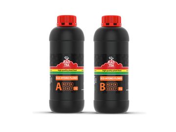 Удобрение минеральное для стадии цветения и гидропоники RasTea Eco-Hydro Flores A+B 1 л