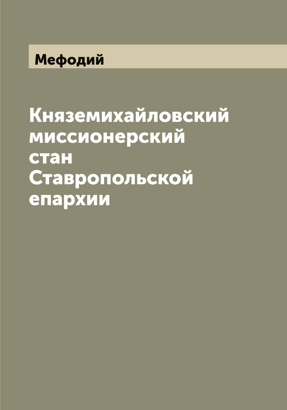 Княземихайловский миссионерский стан Ставропольской епархии | Мефодий