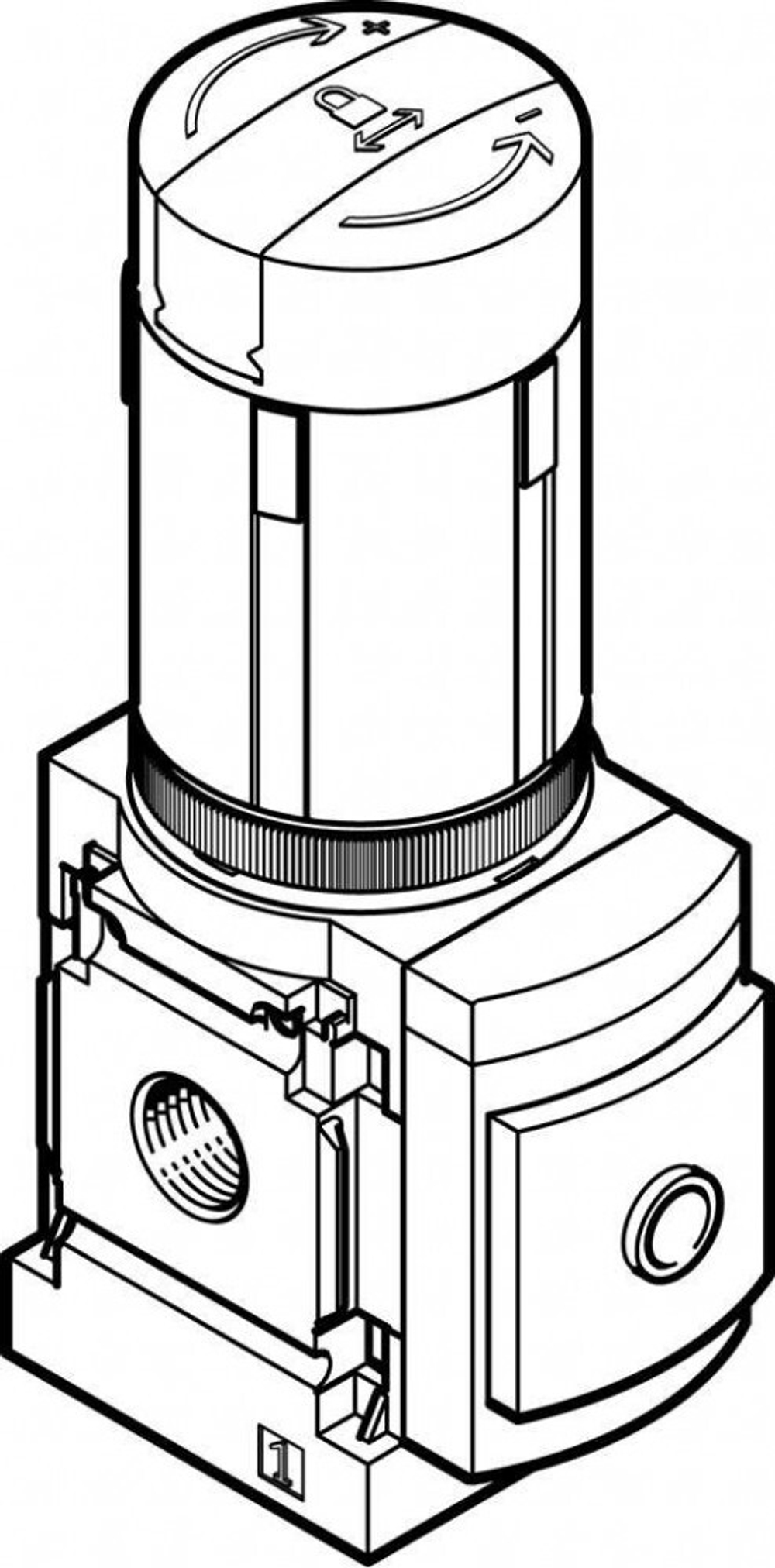 MS4-LRB-1/4-D6-A8-AS Регулятор давления