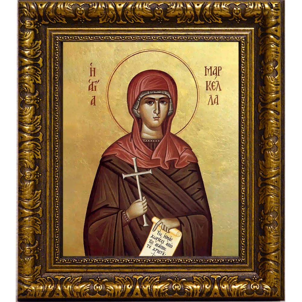 Маркелла Хиосская святая мученица. Икона на холсте.