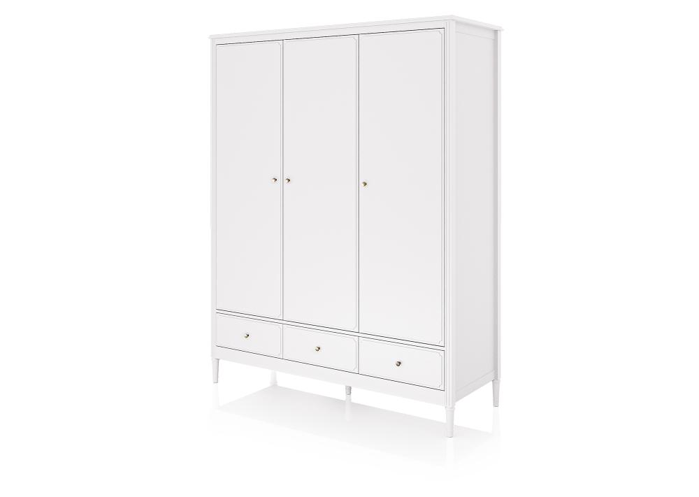Шкаф Elit 3-х створчатый (белый)