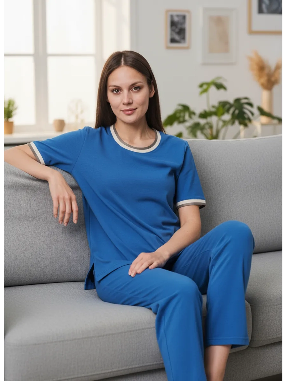 Пижама с брюками