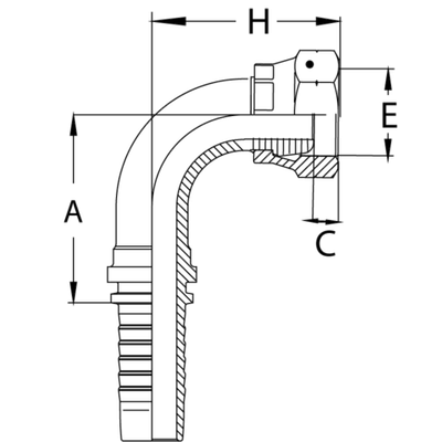 Фитинг DN 16 DK (Г) 24x1.5 (90)