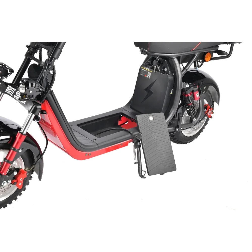 Электроскутер CityCoco White Siberia PRO+ 2500w Черный