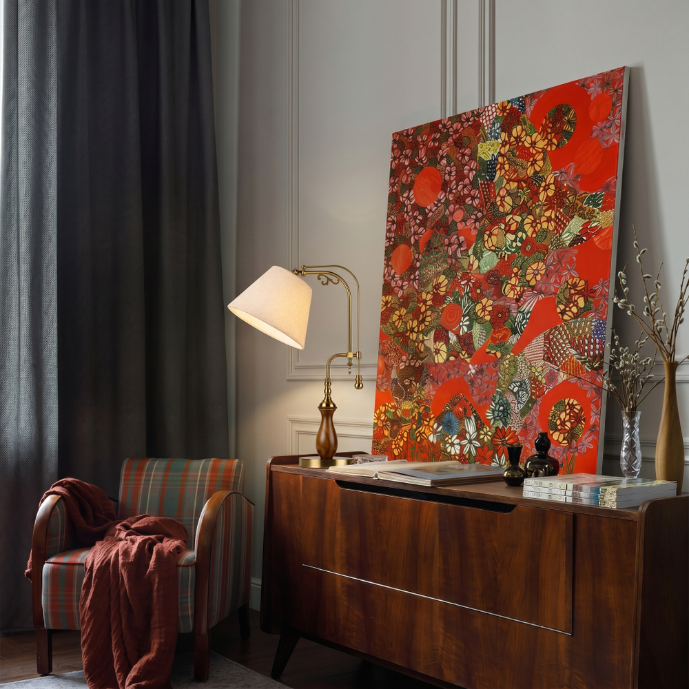 Торшер Loft It Elaine 10569T Dark wood