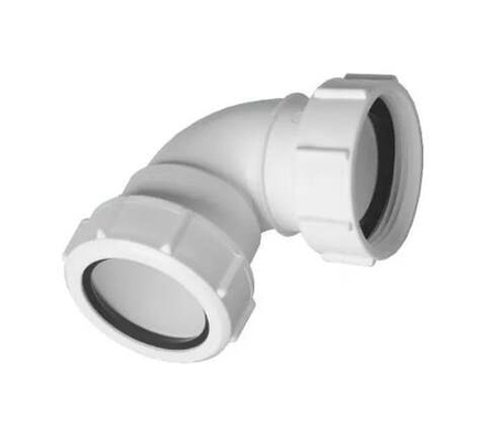 32FS-WH Отвод на 90° компресс. 1 1/4 внутр. хДу=32мм-белый McAlpine