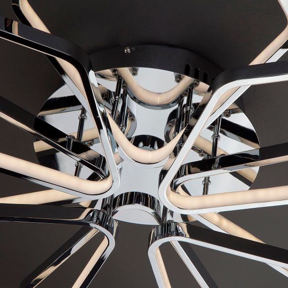 Потолочная светодиодная люстра Eurosvet Kalifea 90081/8 хром