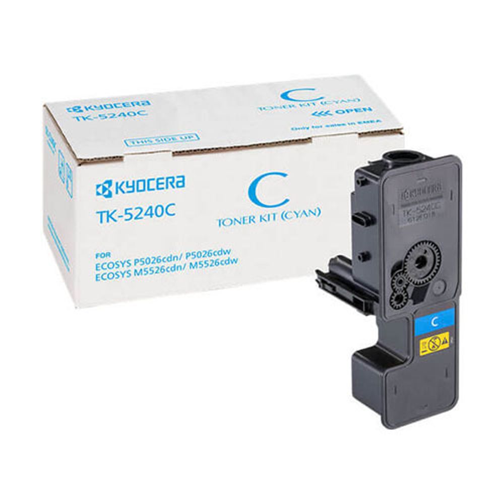 Тонер-картридж Kyocera TK-5240C Cyan для P5026cdn, M5526cdn (1T02R7CNL0)