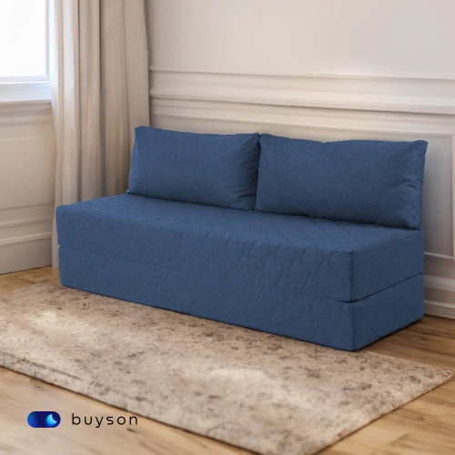 Бескаркасный диван-кровать (трансформер) BuyDream (синий)