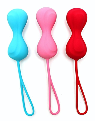 Набор из трёх двойных вагинальных шариков Satisfyer Power Balls (Цвет: разноцветный)