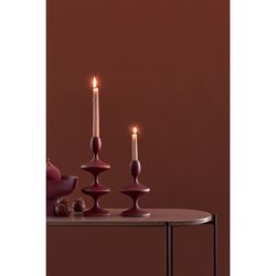 Подсвечник Vivlend, 29 см, винный