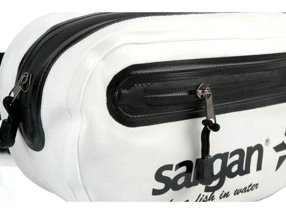 Гермосумка на пояс Sargan Банана с доп.карманом белая