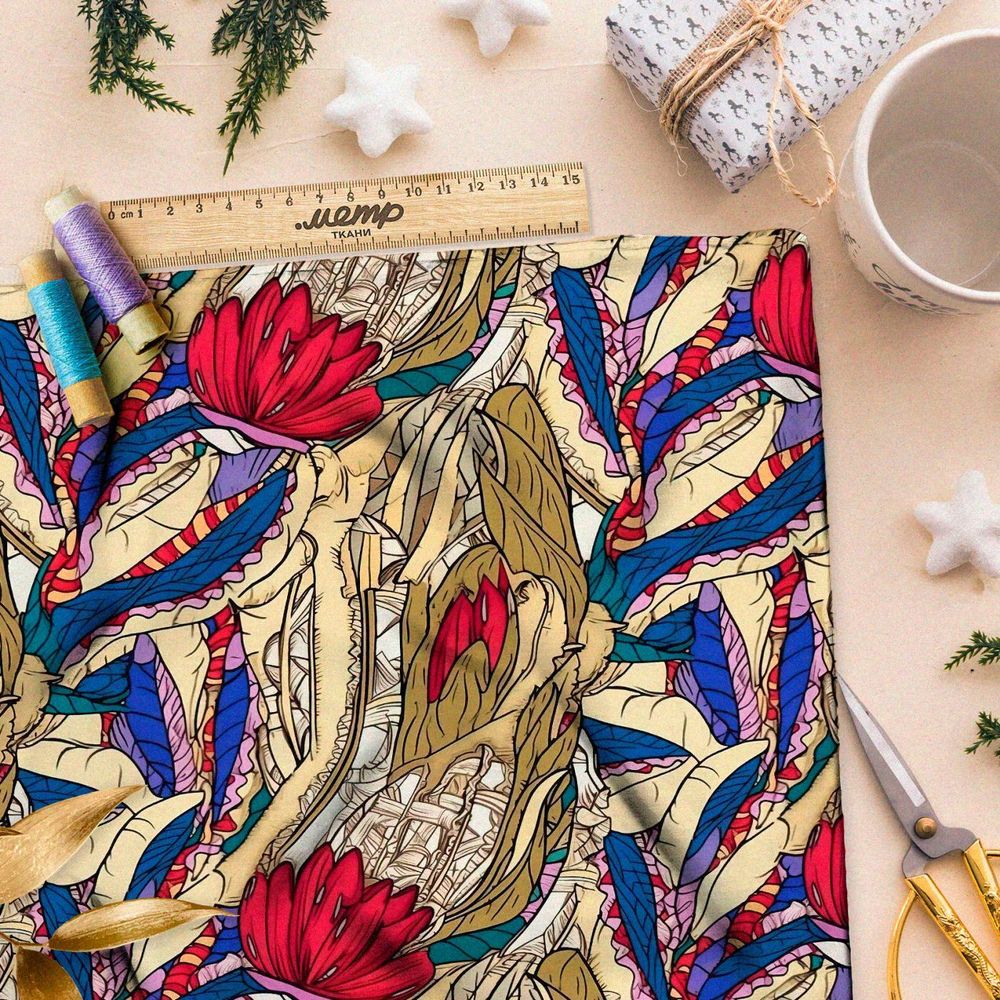 Ткань Барби тайные мотивы