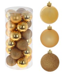 GAEM Набор из 24шт Украшение новогоднее "Шар", D 6 см, L14 W14 H31 см