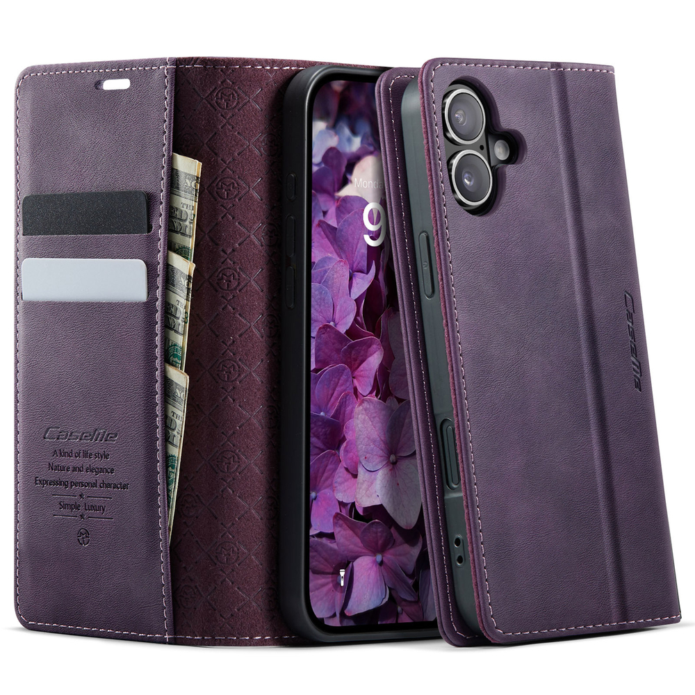 Чехол-книжка CaseMe RFiD iPhone 16 Plus
