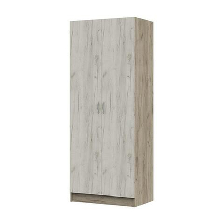 Басса (Бася) ШК 554 Шкаф штанга Дуб крафт серый / Дуб крафт белый