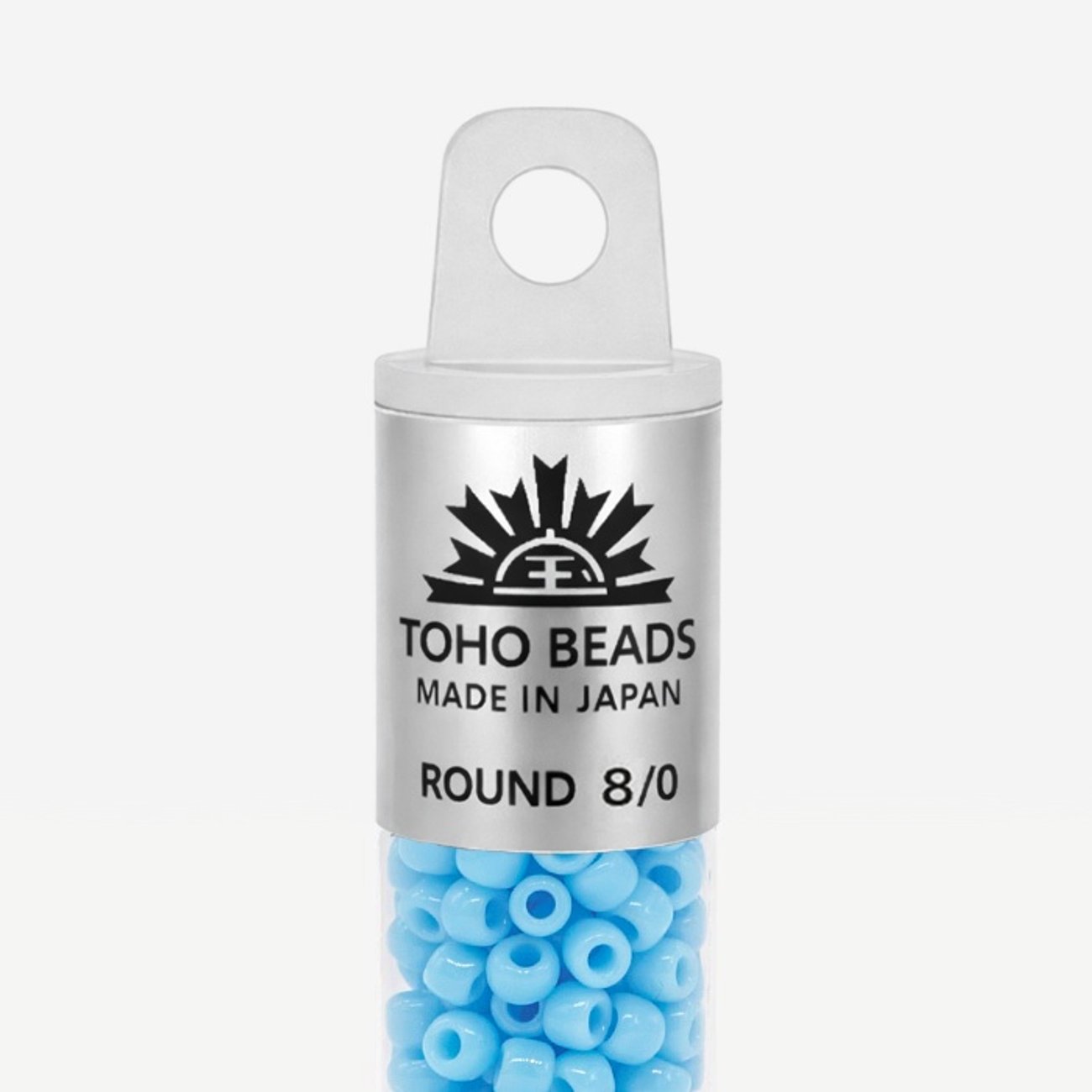 Японский бисер TOHO Round 8/0 (№43), непрозрачный глянцевый