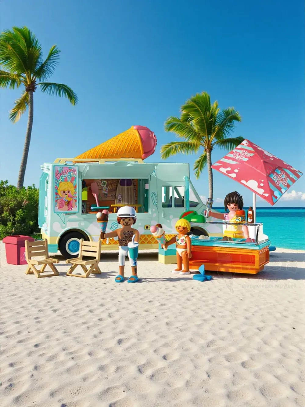 Набор Фургон с мороженым и магазин серфинга Playmobil 71904