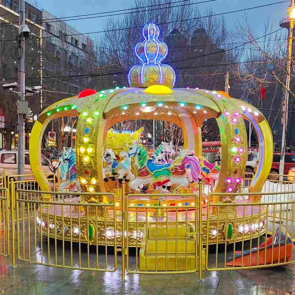Электрическая карусель «Золотая корона», 12 мест