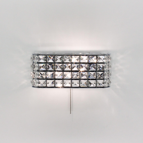 Citilux Портал CL324401 Бра хрустальное с выключателем Хром