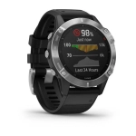 Смарт-часы Garmin Fenix 6, серебристый, 010-02158-00