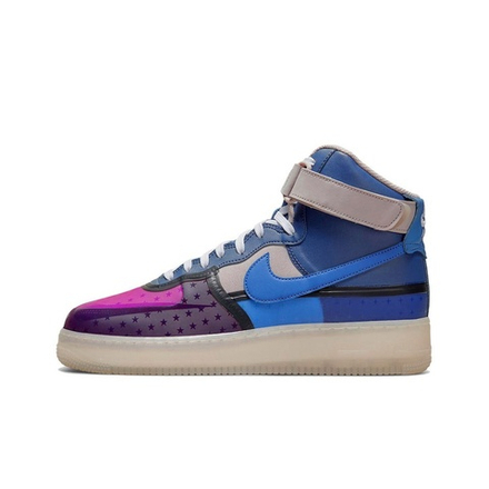 Кроссовки Nike Air Force 1 High Thunder Blue Pink Prime
