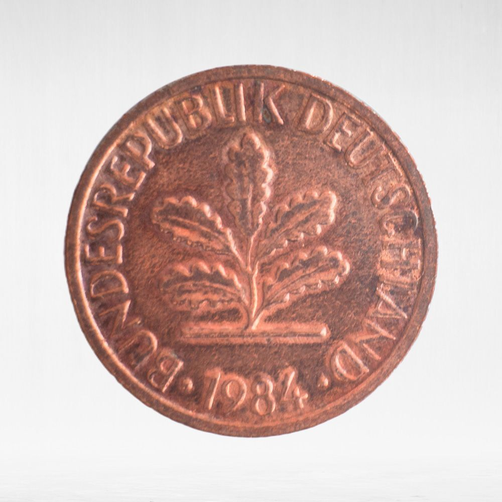 Germany, 1 Pfennig, 1984, (Munich Mint - "D"), VF