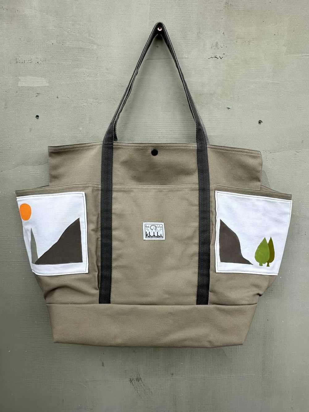 Сумка Klumba Utility XXL Горы бежевая