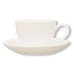 Чайная пара 255 мл белая фарфор P.L. Proff Cuisine [4]